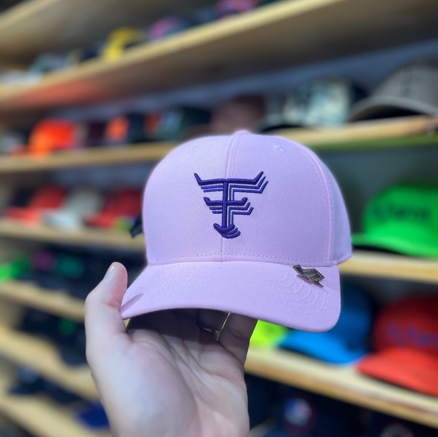 BON (30) Boné Texas Farm Rosa Claro 3D - Imagem 1