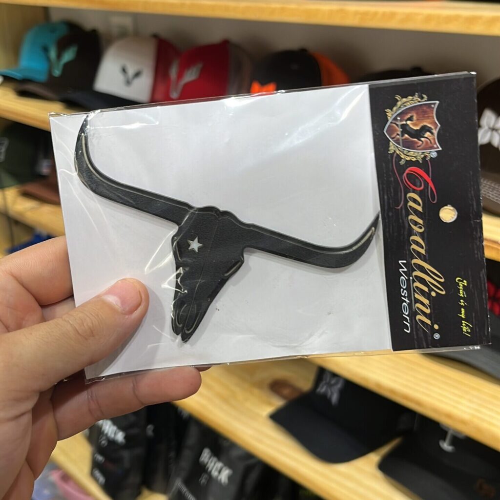 Adesivo de Acrílico modelo Crânio de Boi – COUNTRY OFICIAL STORE