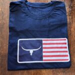 Camiseta Moiadeiros Azul c/ Bandeira