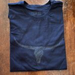 Camiseta Moiadeiros Longhorn Azul e Cinza