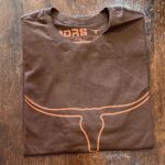 Camiseta Moiadeiros Longhorn Marrom