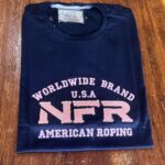 Camiseta NFR Marinho e Rosa