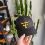 Boné Texas Farm Preto e Amarelo